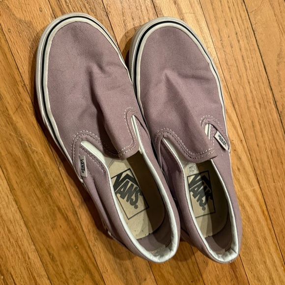 Vans Slip-On Sneakers – Lavender/Pink Canvas Women’s Size 6.5 - Picture 3 of 6